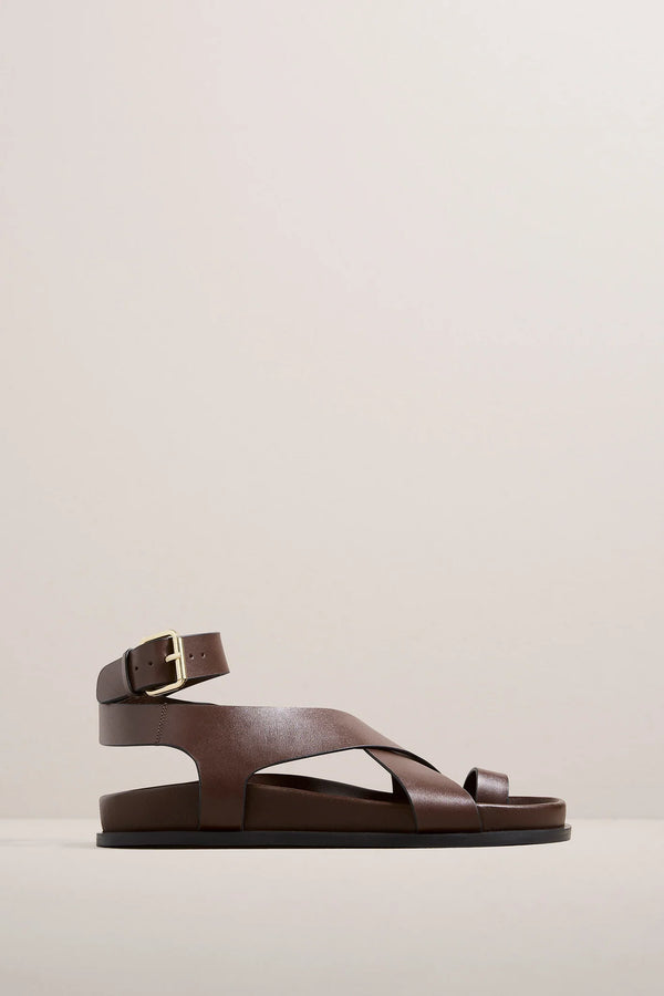 A.Emery The Jalen Sandal - Walnut | Halcyon Atelier