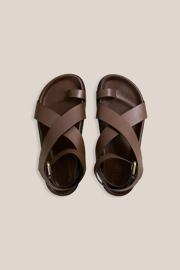 A.Emery The Jalen Sandal - Walnut | Halcyon Atelier