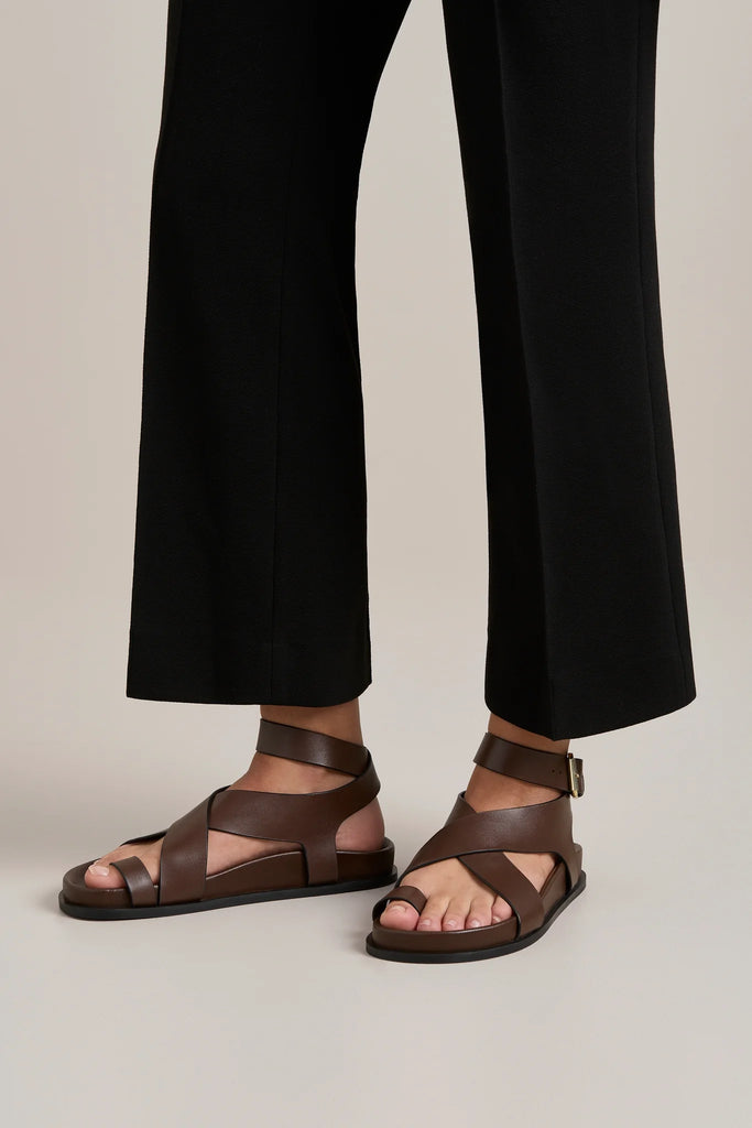 A.Emery The Jalen Sandal - Walnut | Halcyon Atelier