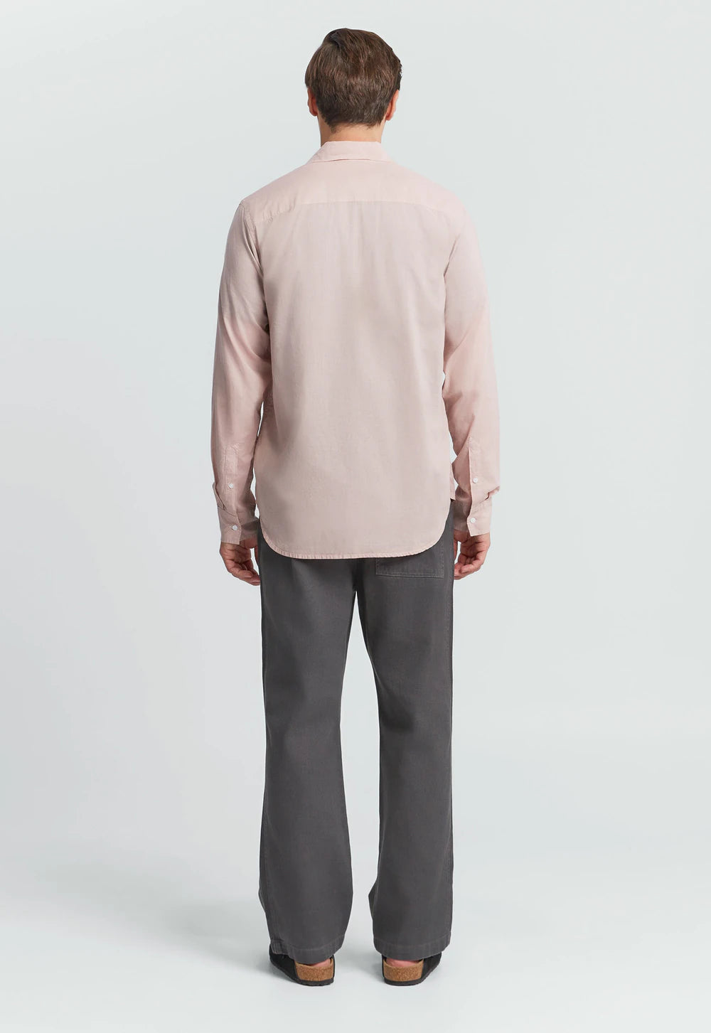 Jac + Jack Folded Collar Shirt Bleach | Halcyon Atelier