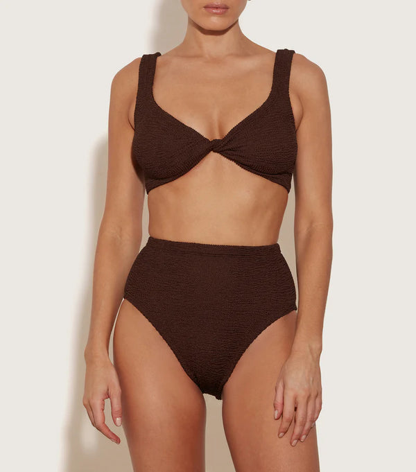 Jamie Bikini Metallic Chocolate