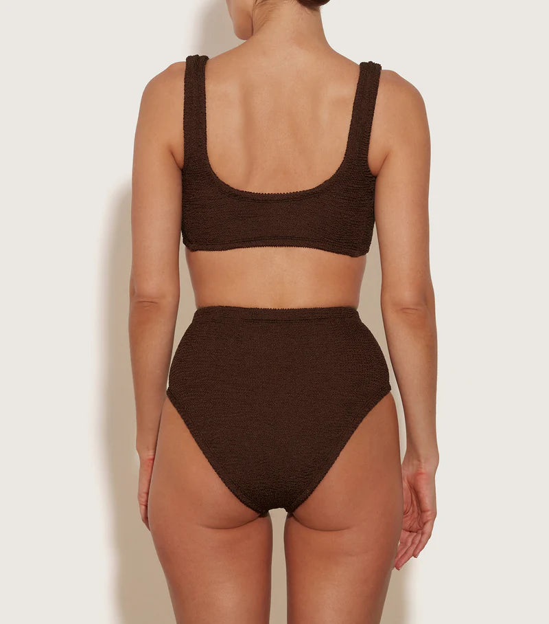 Jamie Bikini Metallic Chocolate