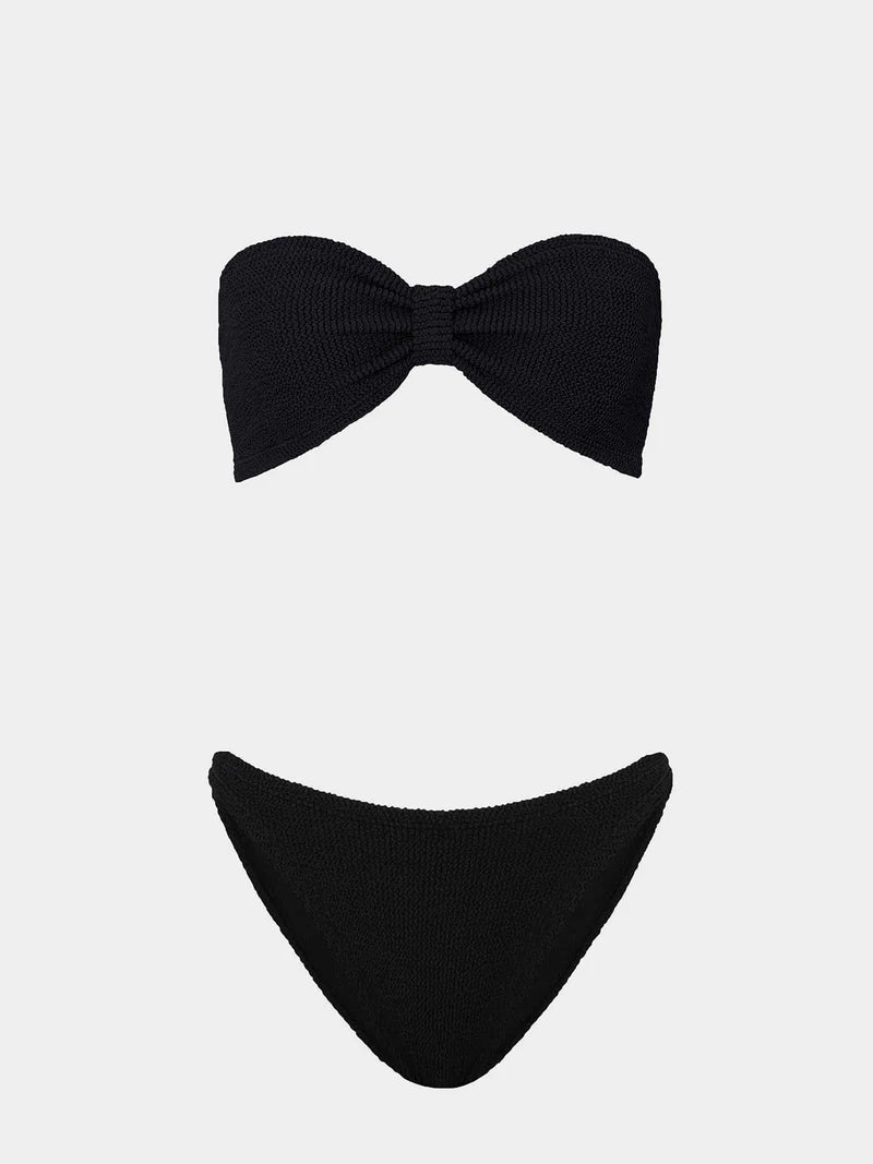 Coverage Jean Bikini Black