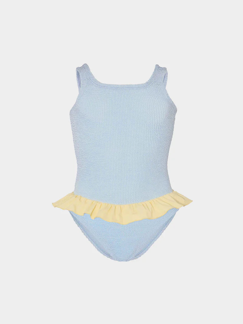 Kids Duo Denise Swim 3yr - 6yr Metallic Ice Blue/Butter