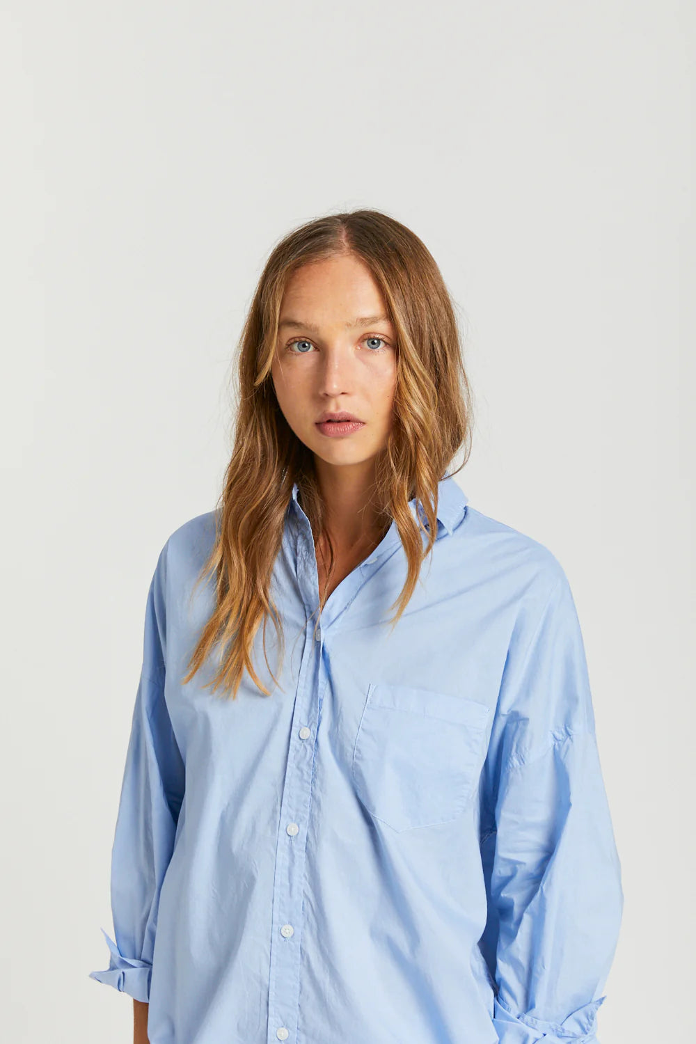 Chiara Long Sleeve Shirt Classic Sky