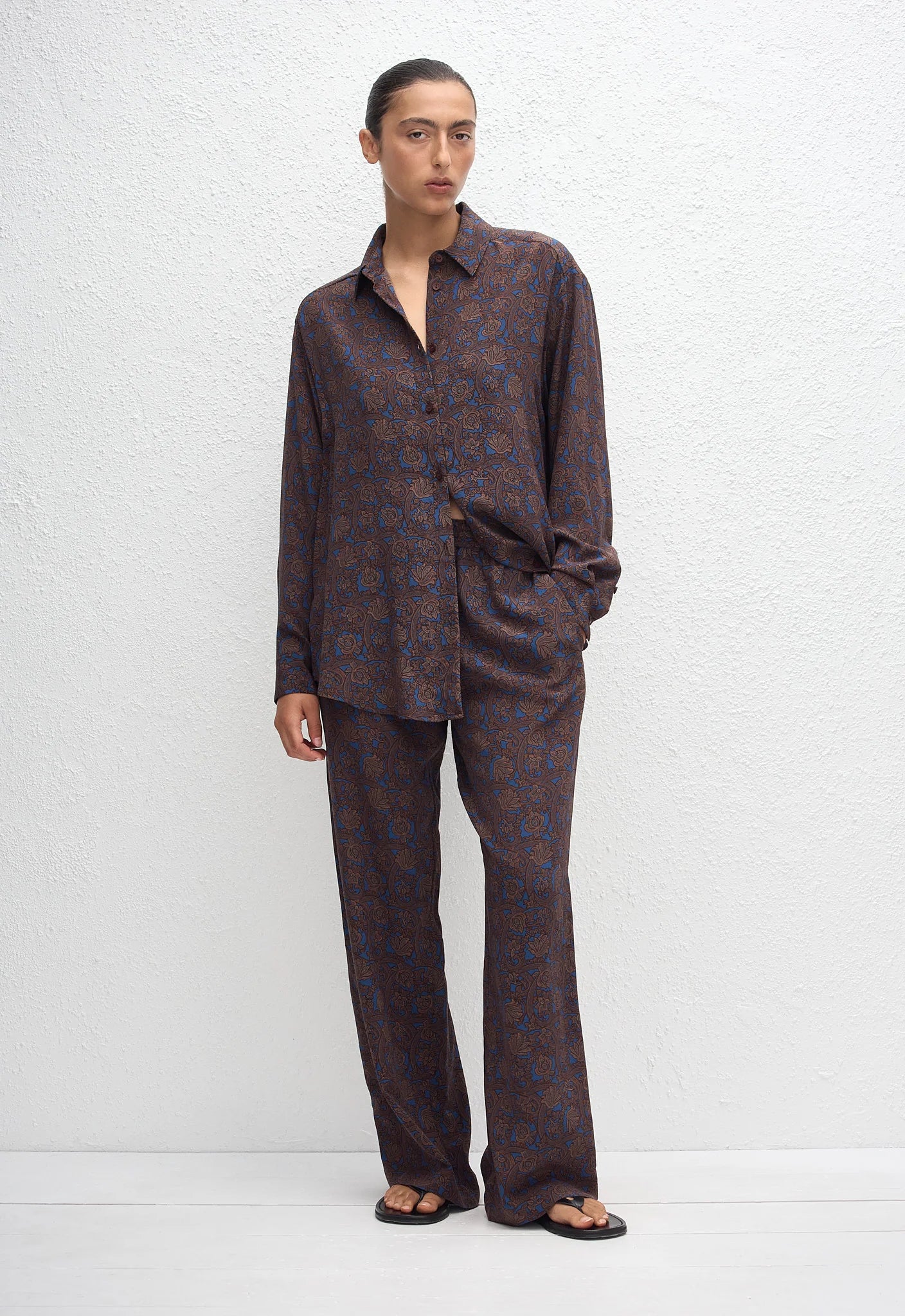 Long Sleeve Silk Shirt Marrakesh