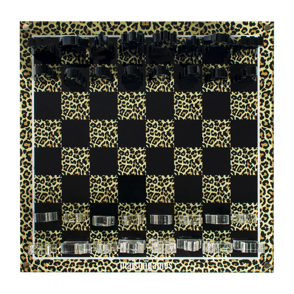 Chess Set - Leopard