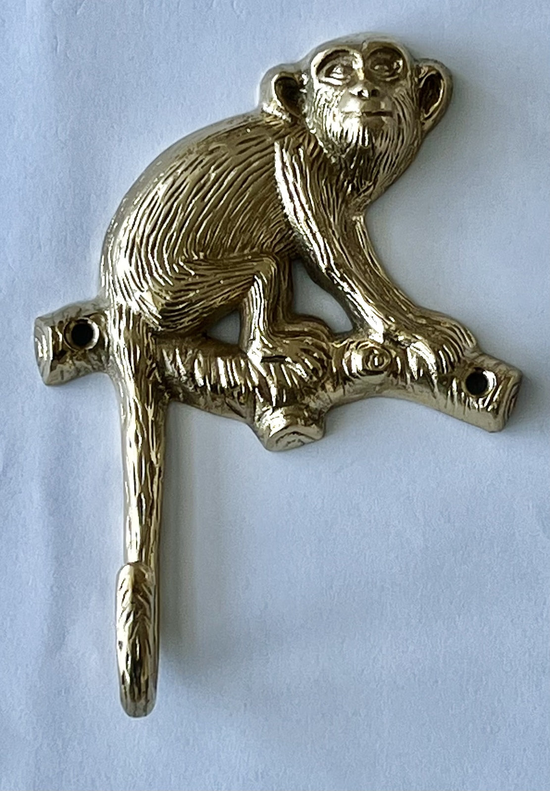 Small Monkey Brass Wall Hook