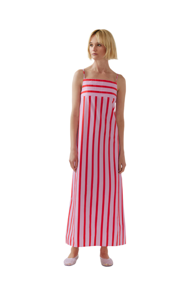 Mindy Dress Candy Stripe
