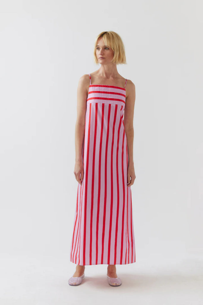 Mindy Dress Candy Stripe