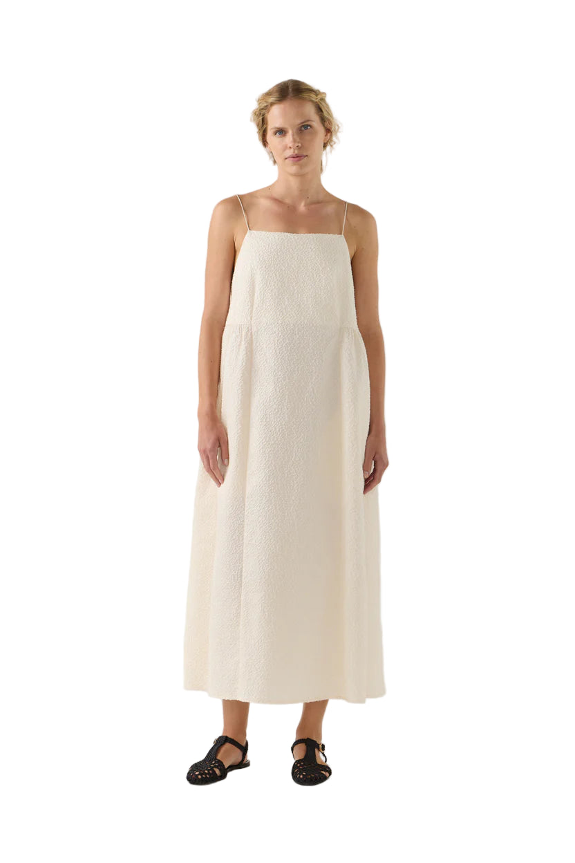 Misty Dress Ivory Jacquard