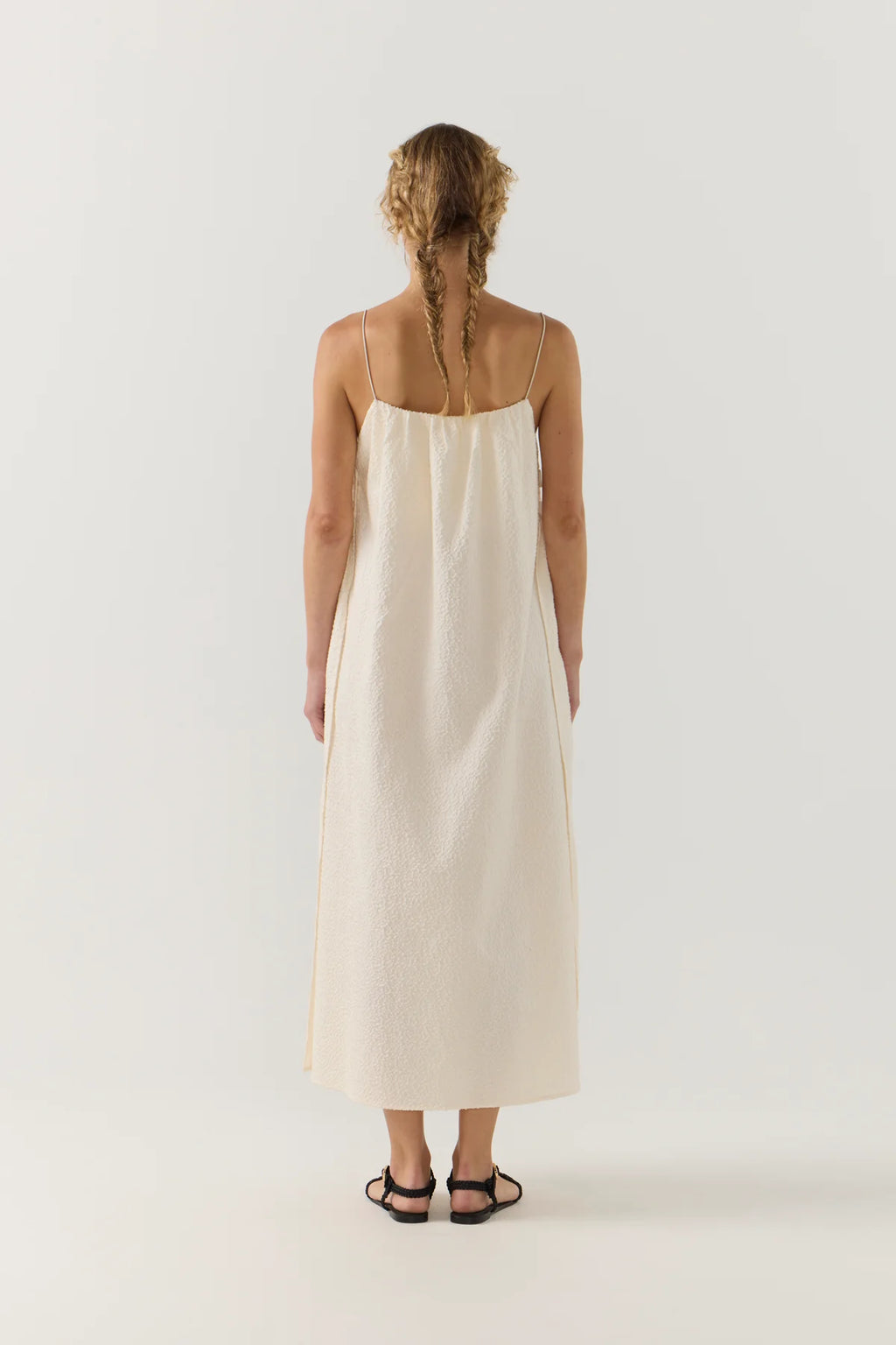 Misty Dress Ivory Jacquard