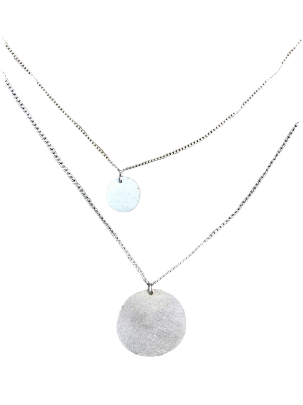 MARTINE VIERGEVER Moon Necklace Sterling Silver Medium | Halcyon Atelier
