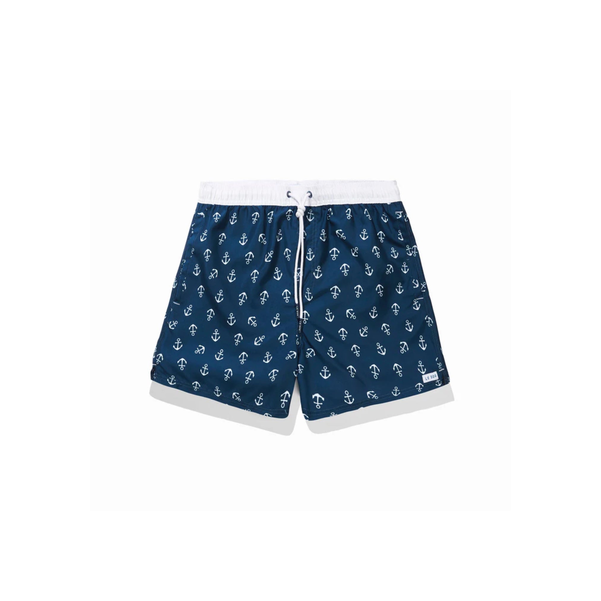 Mens Navy Anchor Boardshorts Le Dog Le Anchor Bo