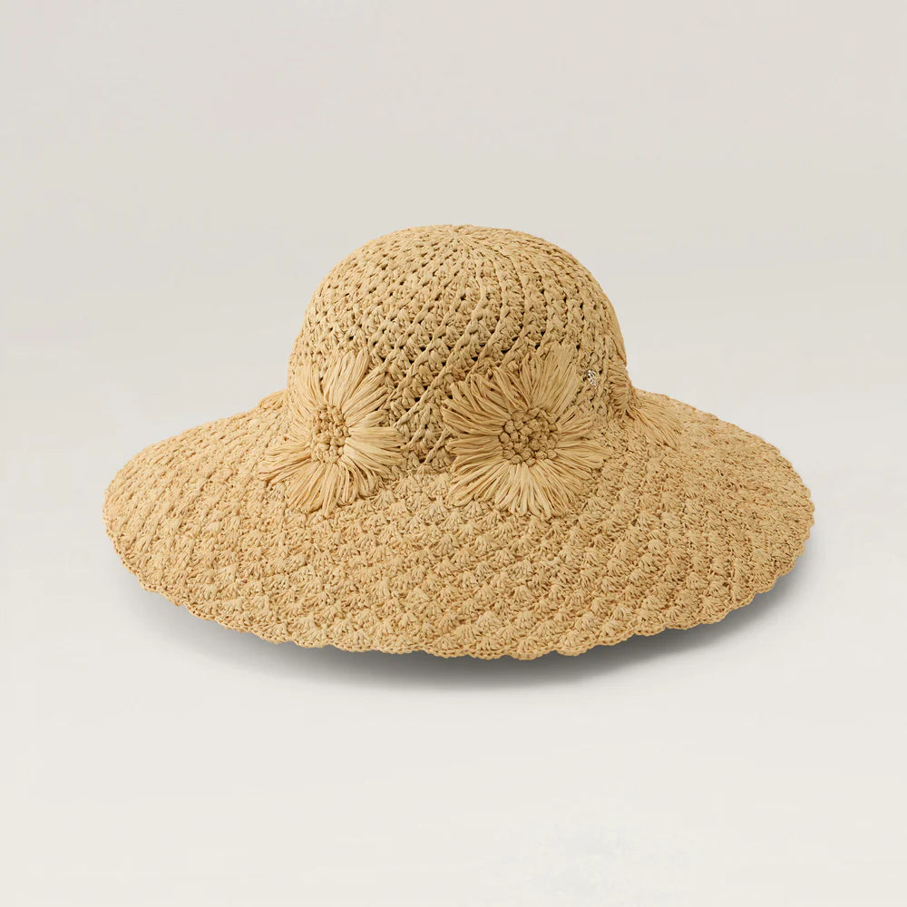 Nadia Raffia Crochet Sun Hat