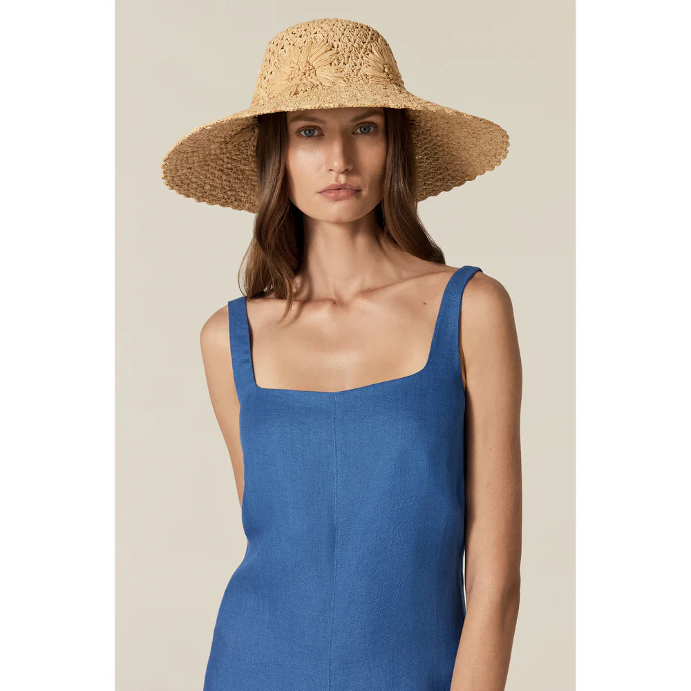 Nadia Raffia Crochet Sun Hat