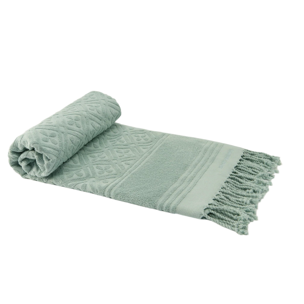HELEN KAMINSKI Gala Turkish Cotton Towel Seaglass | Halcyon Atelier
