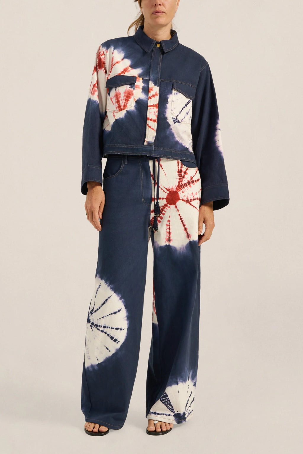 Virgil Jacket Tie-Dye Denim Jacket