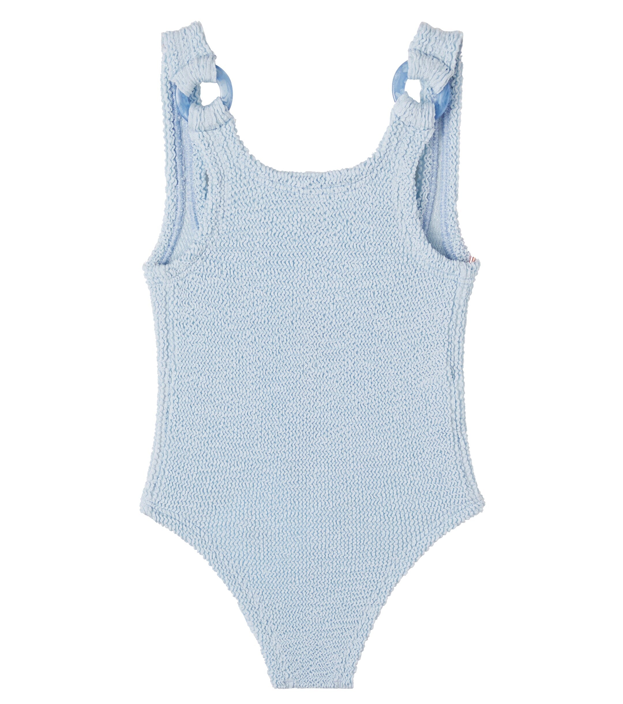 Kids Domino Swim 7yr - 12yr Metallic Ice Blue