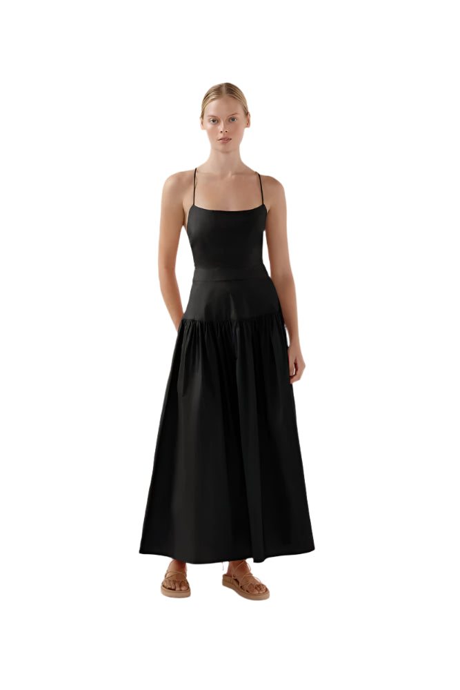 BIRD & KNOLL Posy Dress Black | Halcyon Atelier