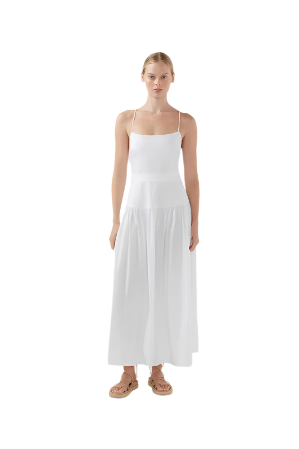 BIRD & KNOLL Posy Dress White | Halcyon Atelier