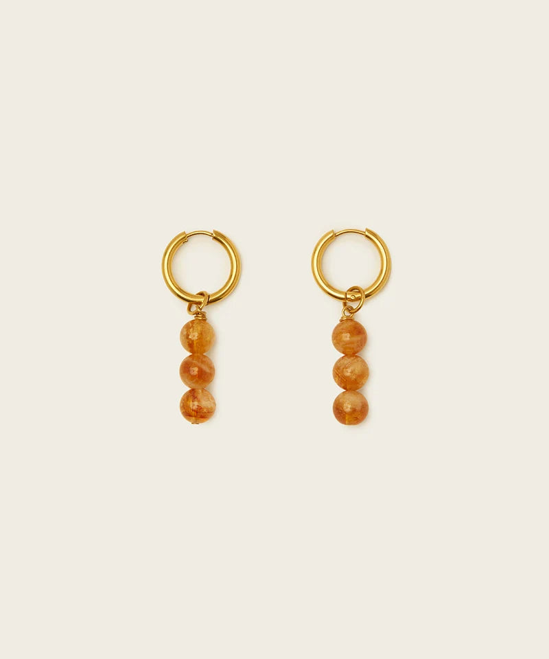 The Primal Radiance Earrings with Citrine