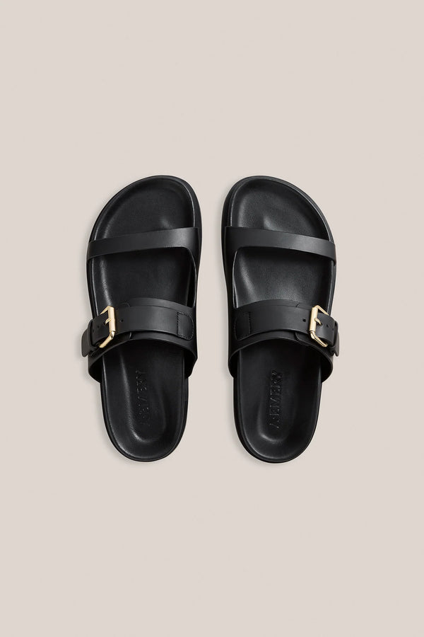 A.Emery The Prince Sandal - Black | Halcyon Atelier