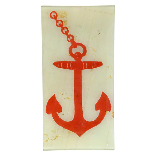 Orange Anchor 6 x 12" Pencil Tray