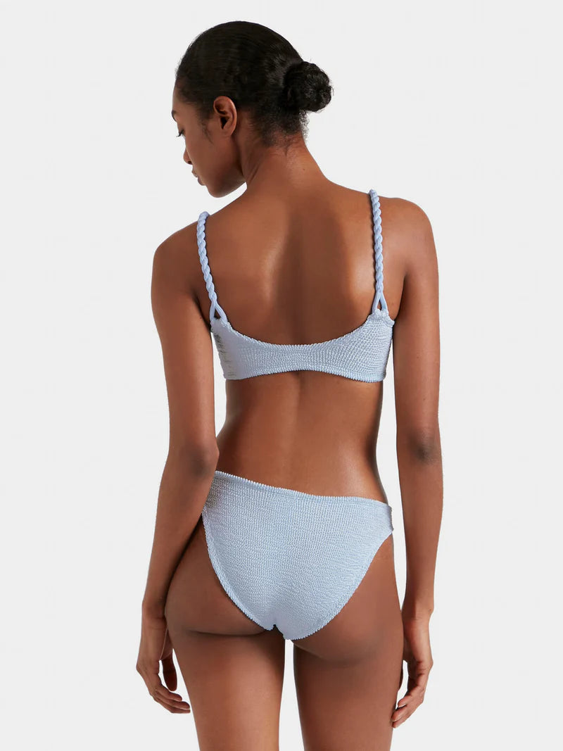 Phoebe Underband Bikini Metallic Ice Blue