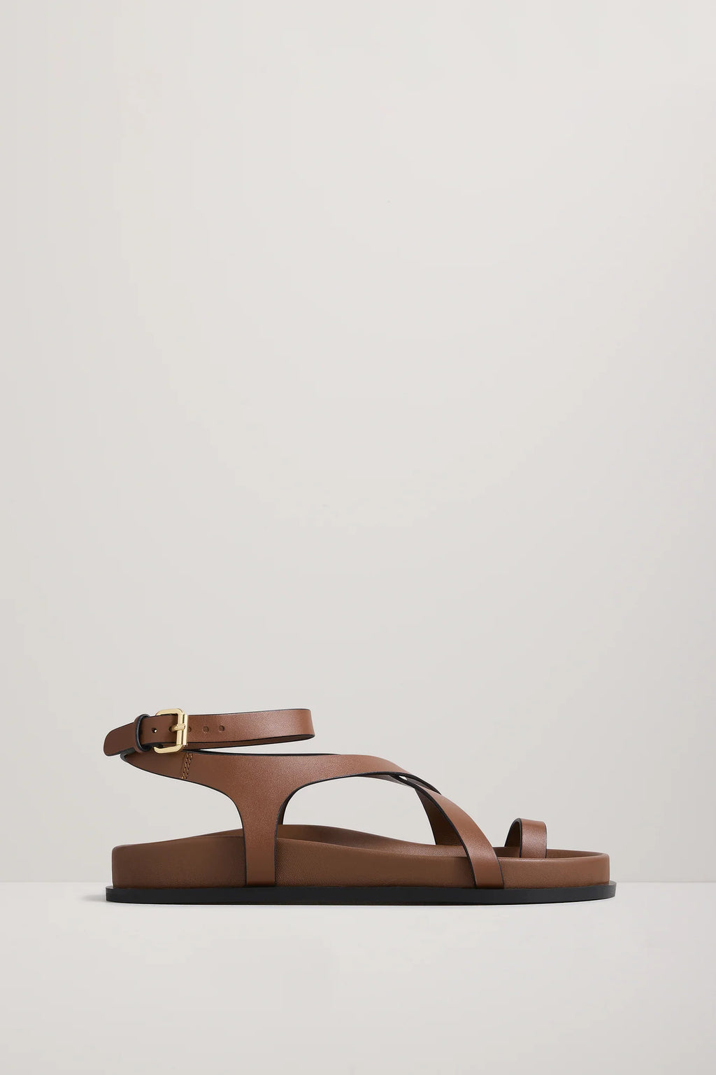 The Jalen Slim Sandal - Cognac