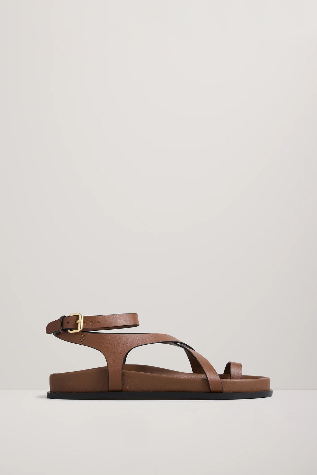 The Jalen Slim Sandal - Cognac