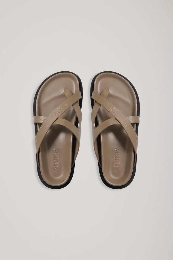 The Claude Sandal - Caribou Pebble