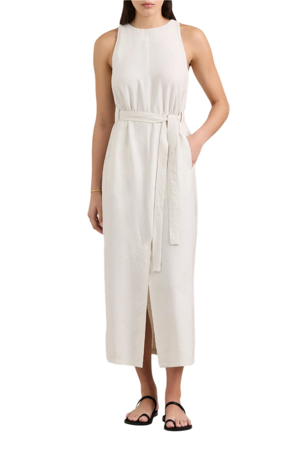 A.Emery The Uli Dress - Oyster | Halcyon Atelier