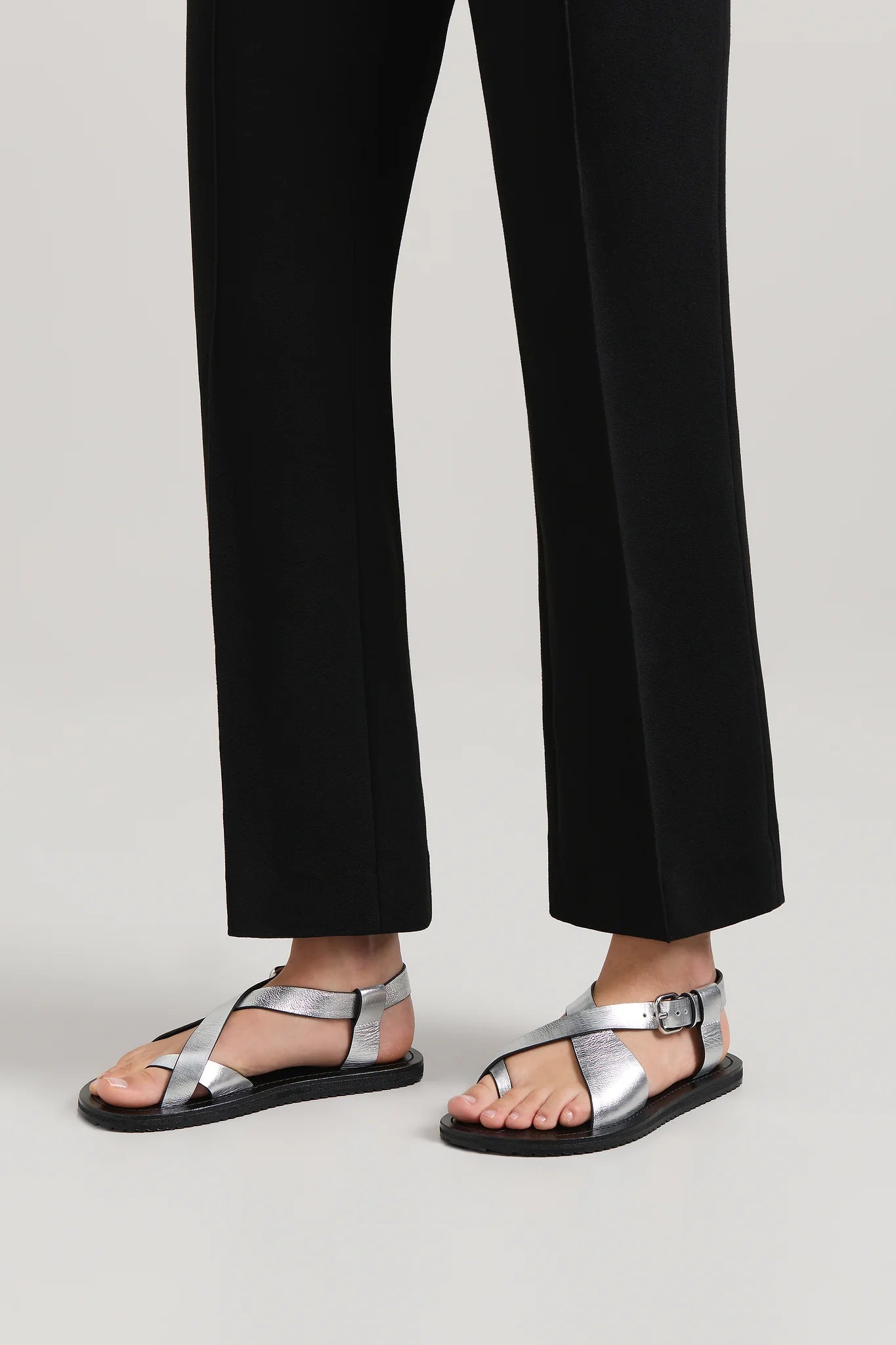 The Ora Sandal - Vintage Silver