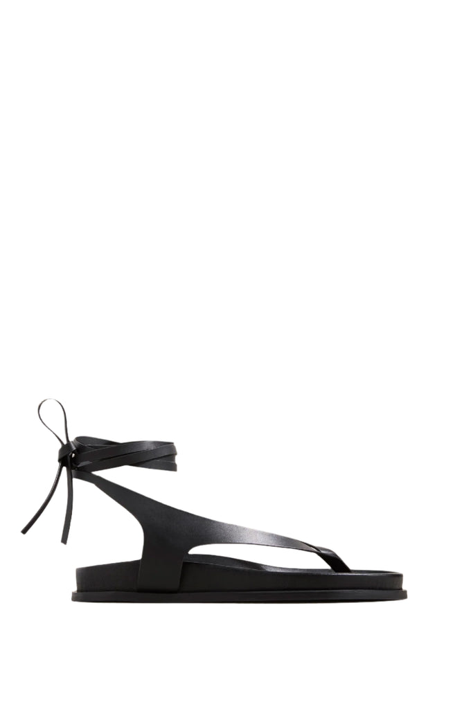 The Shel Sandal - Black
