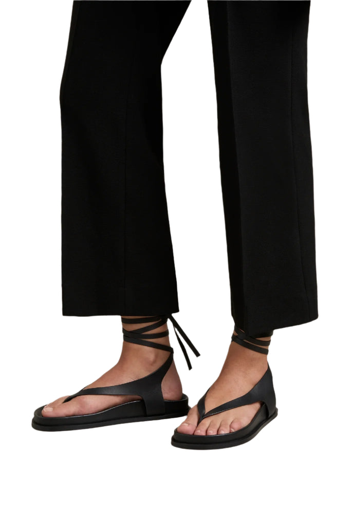 The Shel Sandal - Black