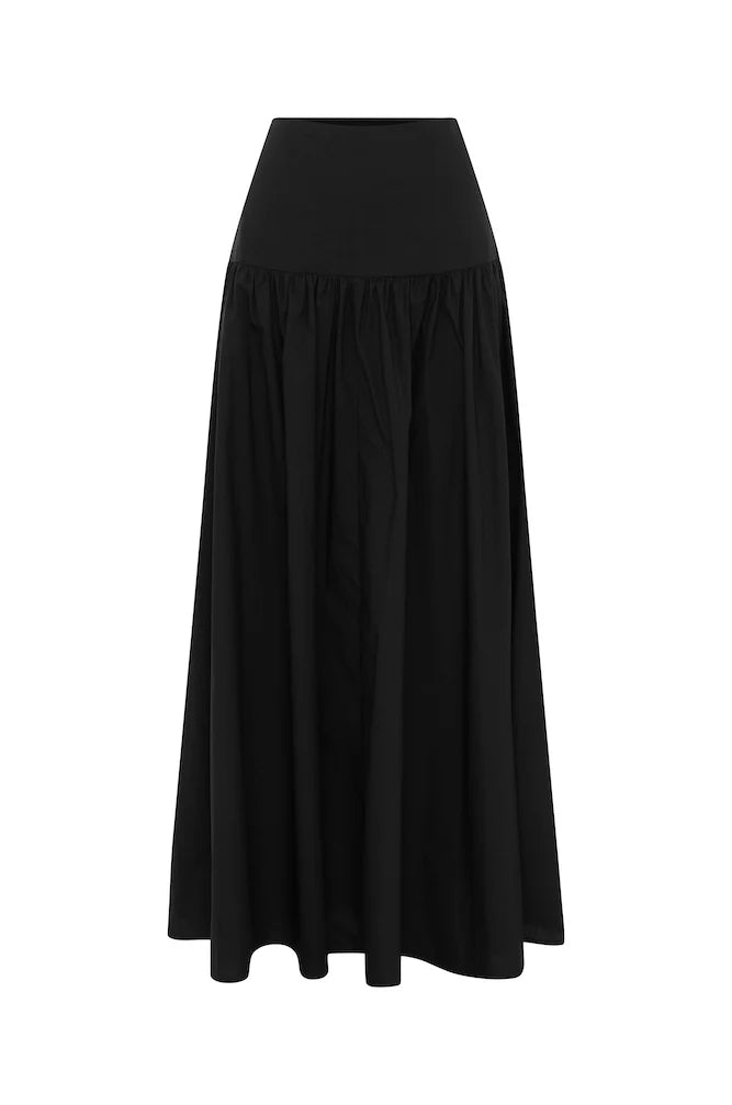 BIRD & KNOLL Solana Skirt Black | Halcyon Atelier