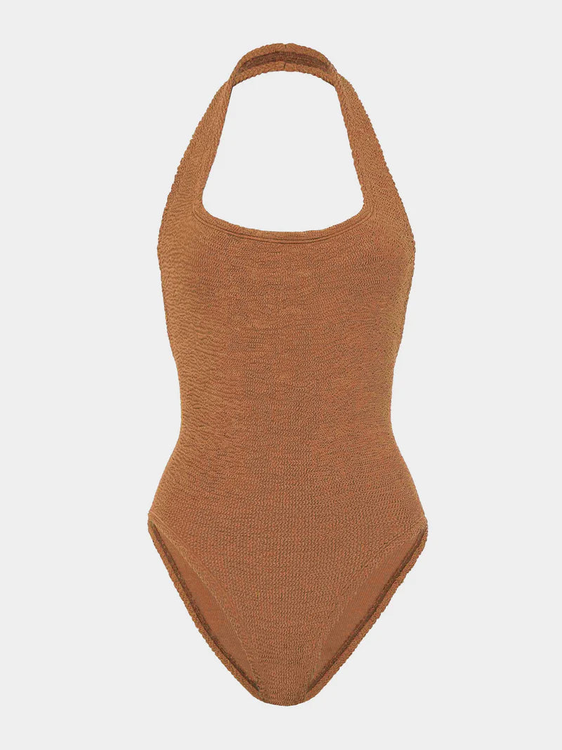 Sandy Swim Metallic Cocoa