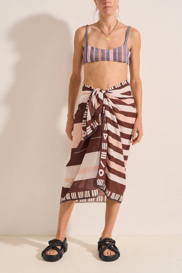 ILIO NEMA Reeshma Beach Sarong | Halcyon Atelier