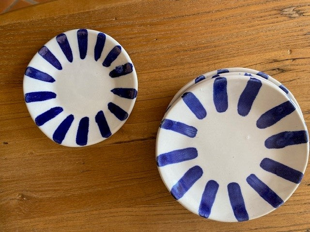 CERAMICS Saucers - Blue Stripe | Halcyon Atelier