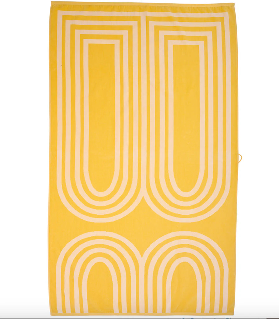 THE THINKING CLUB Beach Towel - Arc Towel Sun | Halcyon Atelier