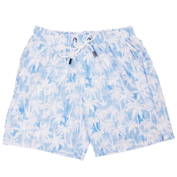 SHARKIES Mens Maui Palm Swim Shorts | Halcyon Atelier