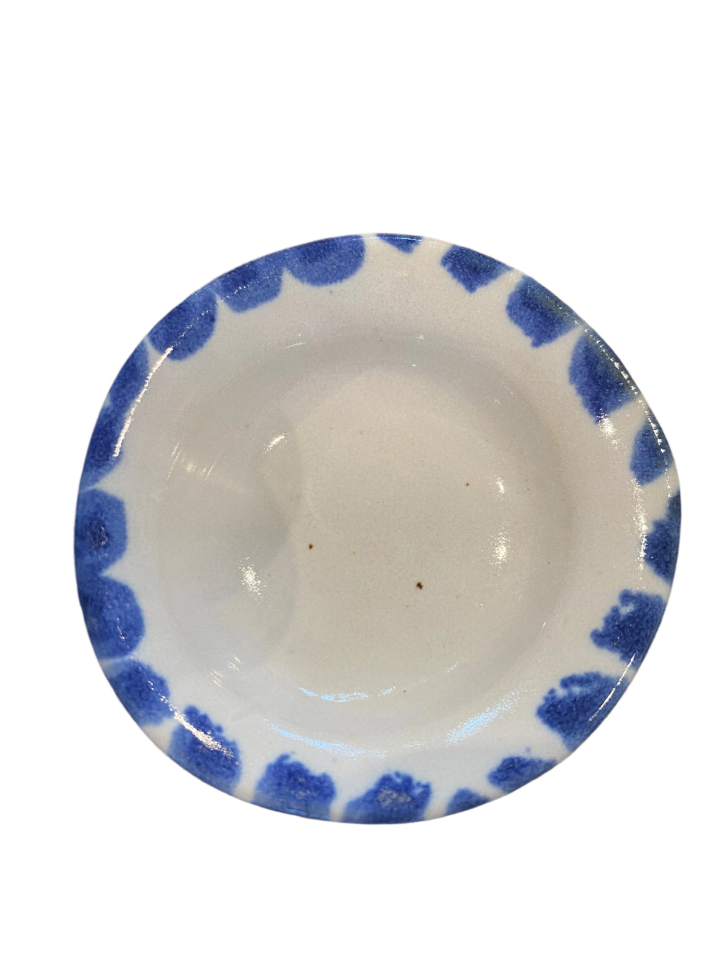 Small Salt Bowl - Blue Stripe