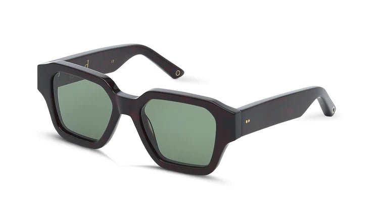 G.o.d. THIRTEEN 5M Dark Tortoise w Green Lens | Halcyon Atelier