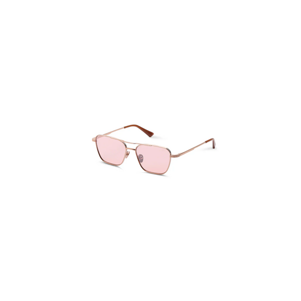 THIRTY EIGHT Sunglasses Rose Gold w Pink Lenses