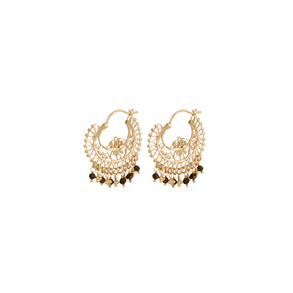 Yuca Hoop Earrings - Gold