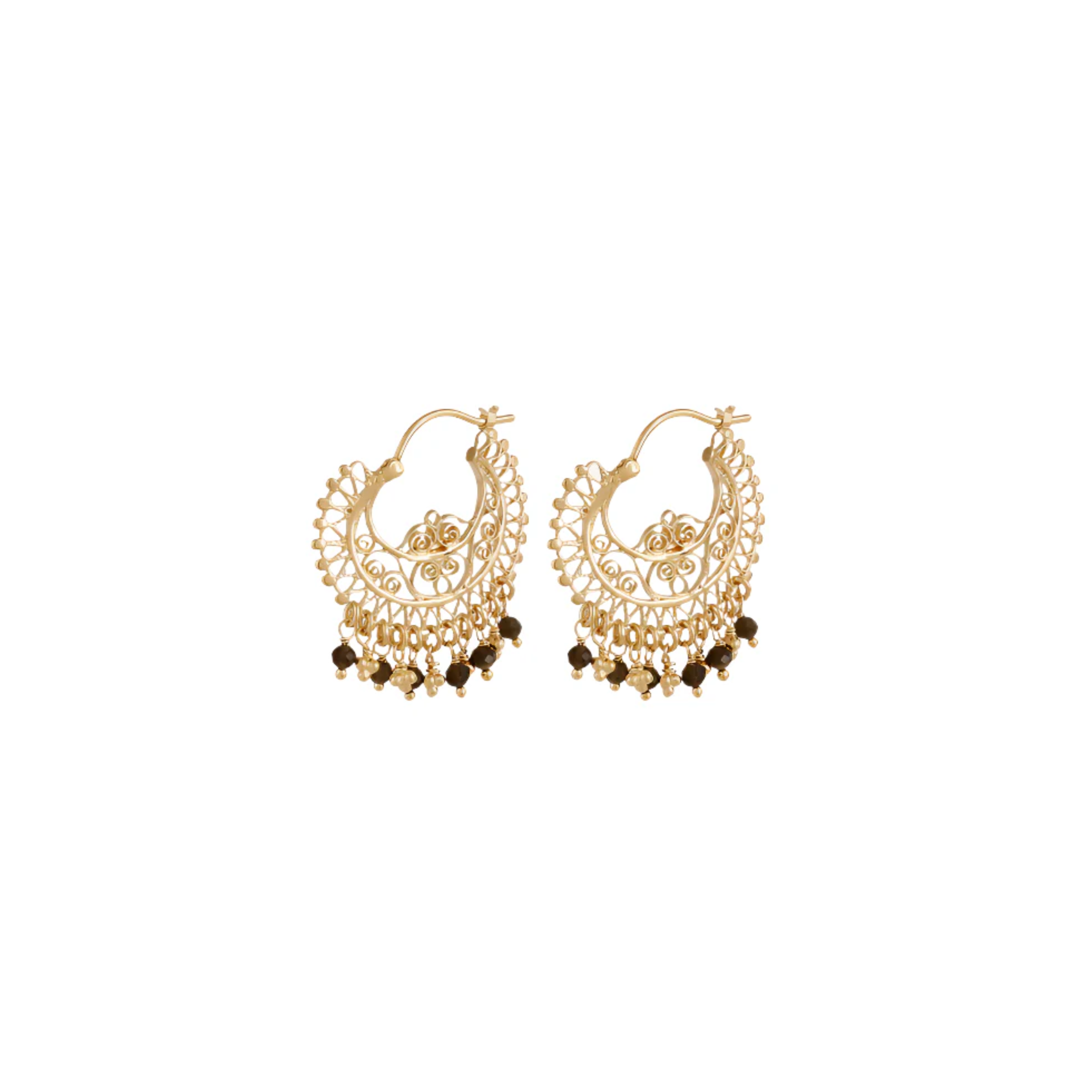 Yuca Hoop Earrings - Gold