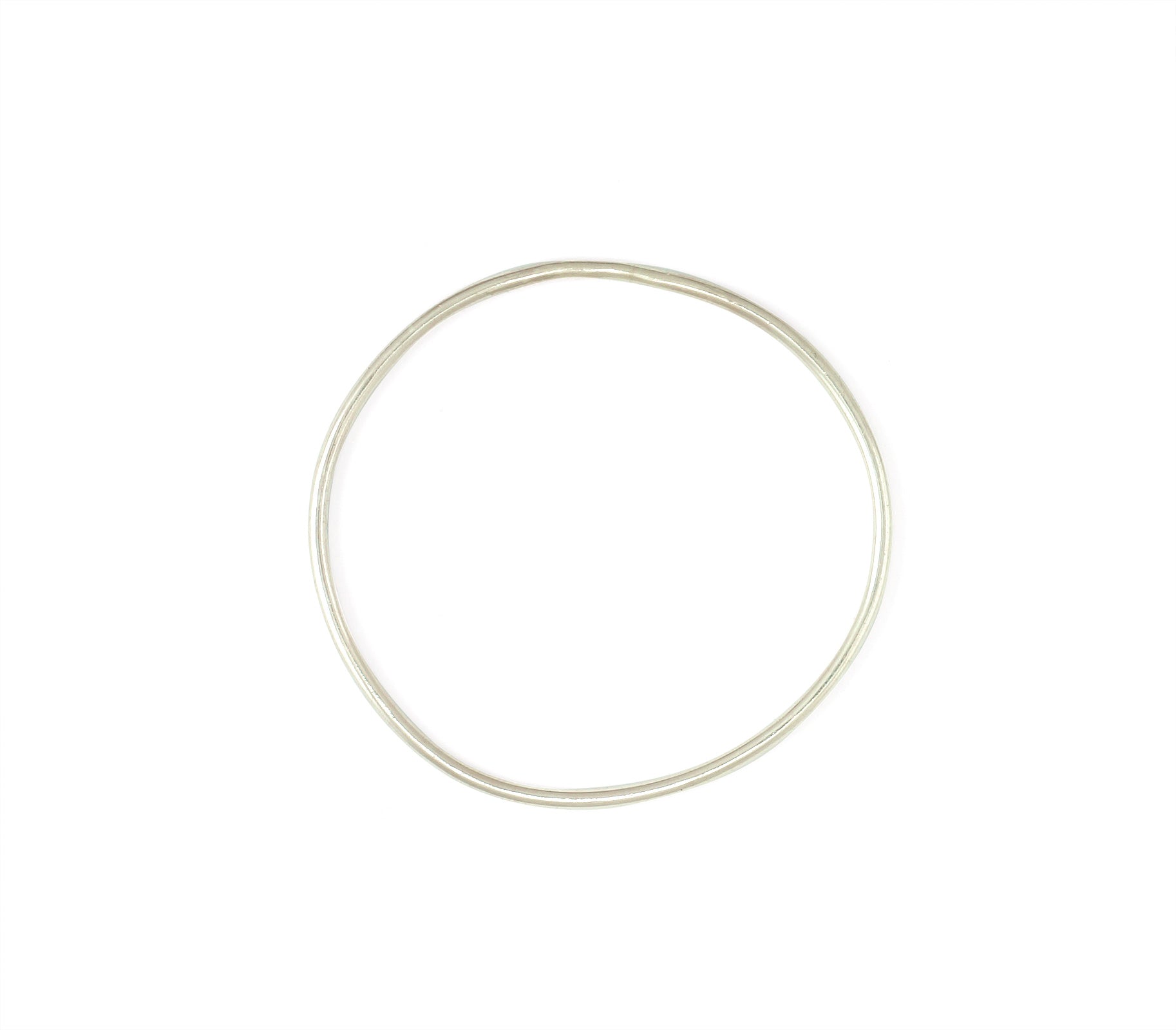 MARTINE VIERGEVER Handcrafted Bangle Sterling Silver Large | Halcyon Atelier