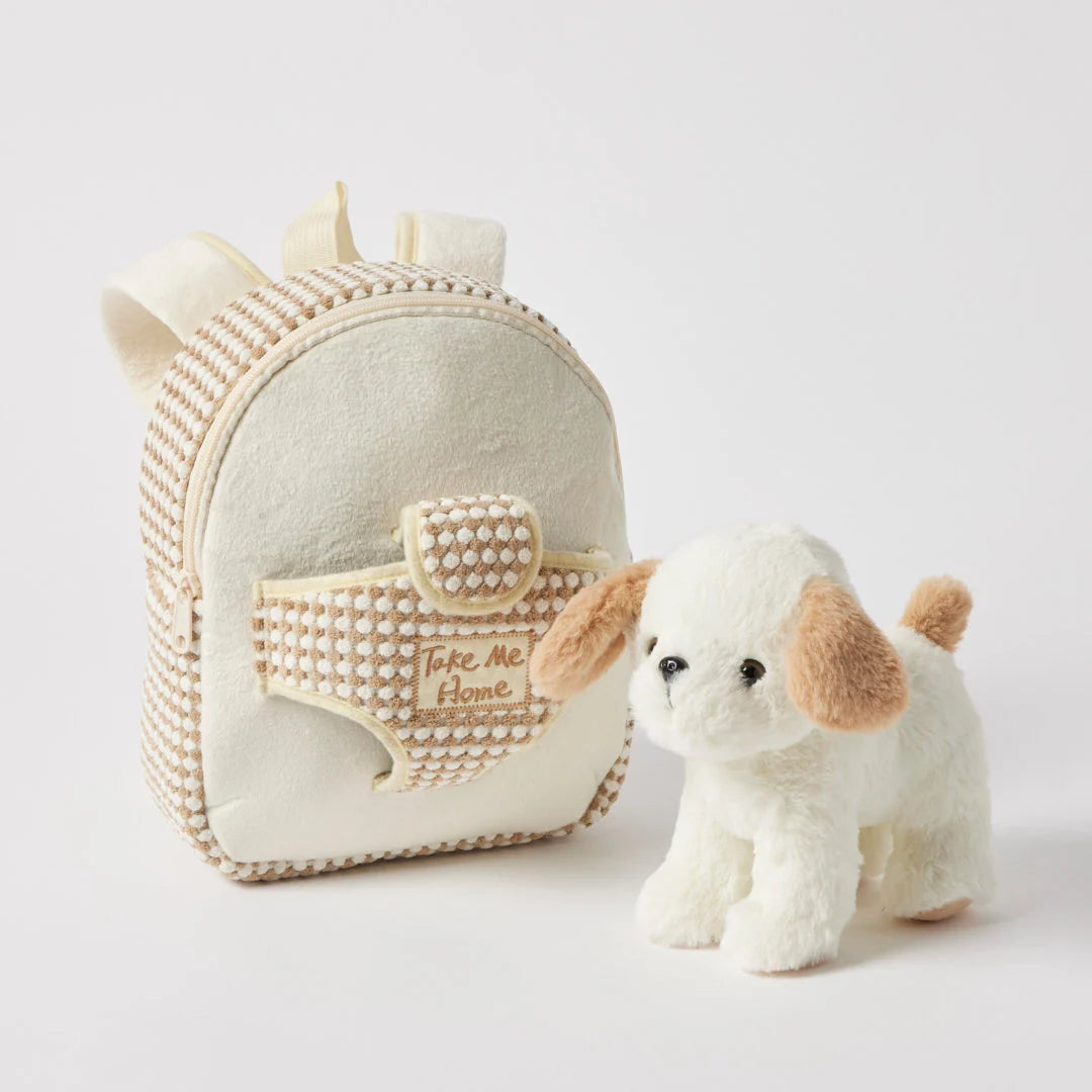 Plush Puppy Take-Me-Home Backpack