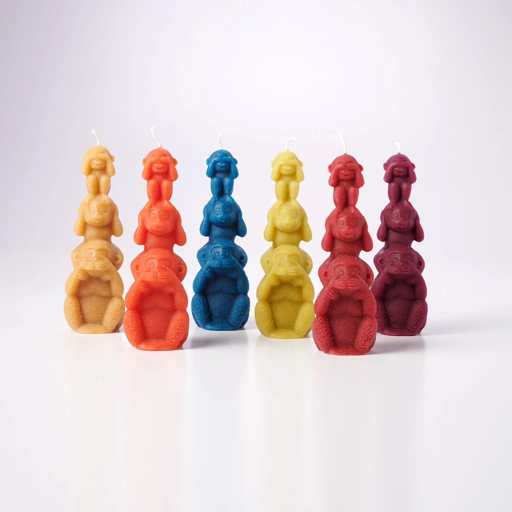 Wise Monkey Candle